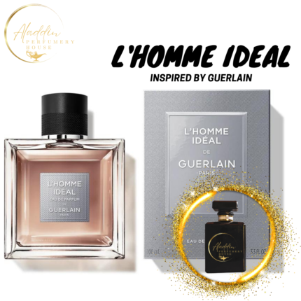 Moški parfum z mandljem, vanilijo in usnjem – Aladdin Perfumery House