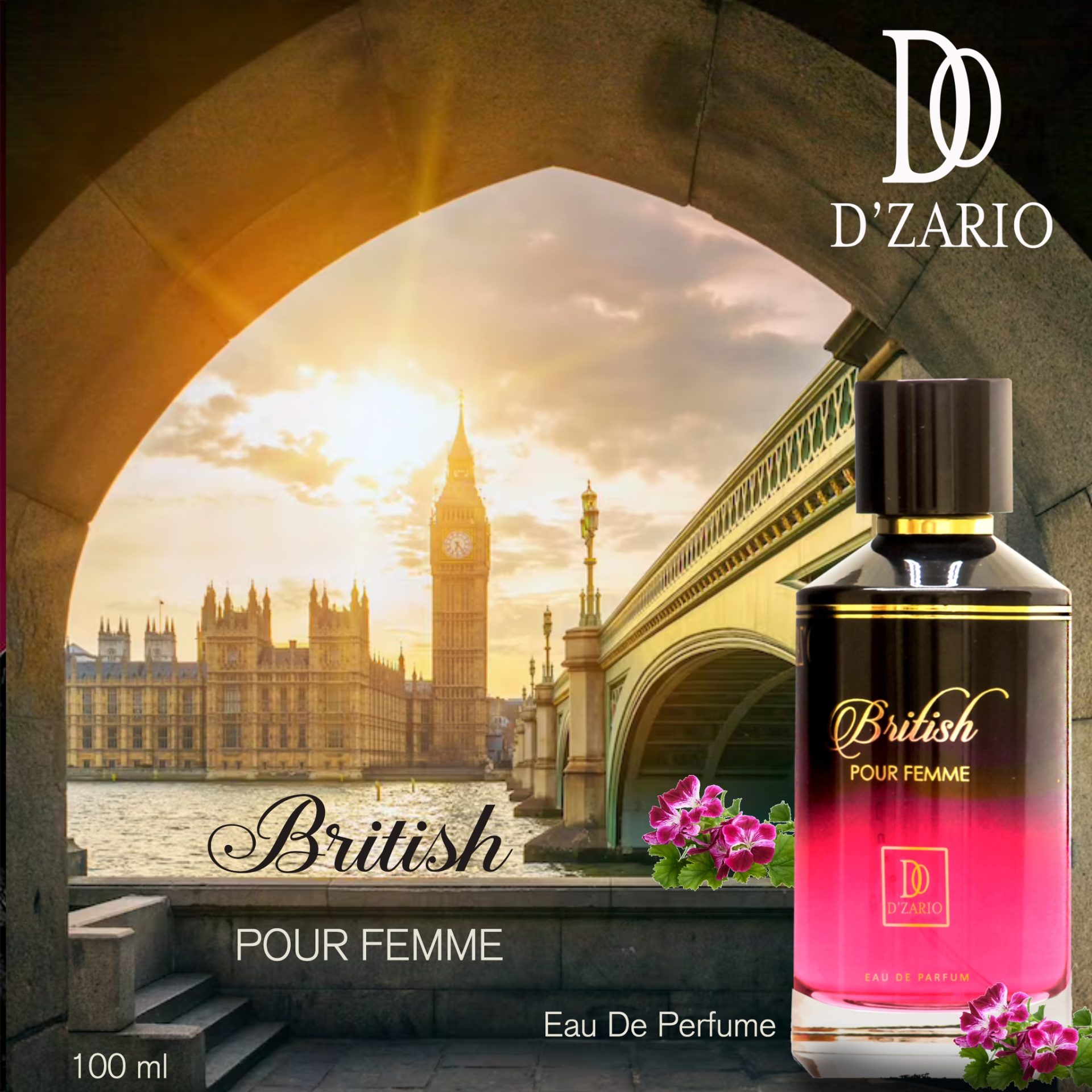 BRITISH POUR FEMME D'ZARIO EDP 100ml