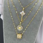 "Key" VERIŽICA, 18K Gold Plated Steel - slika 3