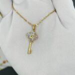 "Key" VERIŽICA, 18K Gold Plated Steel - slika 2