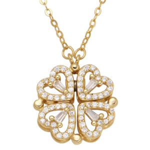"Flower" VERIŽICA, 18K Gold Plated Steel