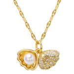 "Seashell" VERIŽICA, 18K Gold Plated Steel
