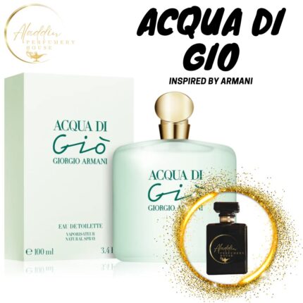 Ženski parfum z limono in meto – točeni – Aladdin Perfumery House