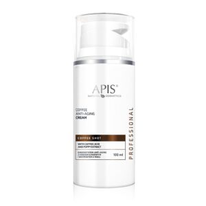 APIS COFFEE SHOT Kavna krema proti staranju s kofeinsko kislino in izvlečkom maka 100ml