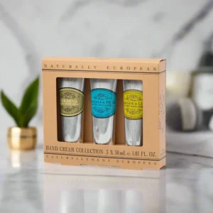 NATURALLY EUROPEAN SET KREM ZA ROKE 3X30ML | IDEALNO DARILO