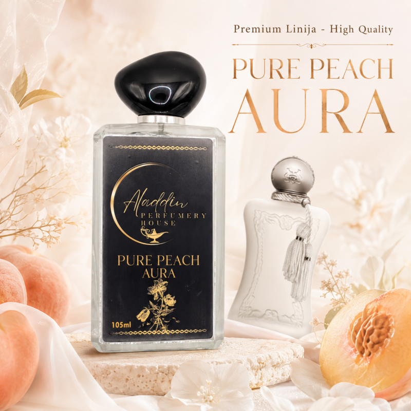 Pure Peach Aura – ženski parfum z belo breskvijo – Aladdin Perfumery House