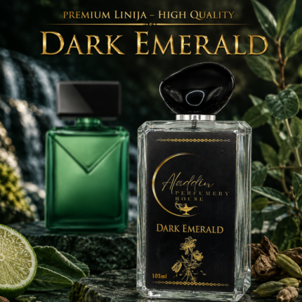 Dark Emerald – moški parfum z geranijo in balzamom – Aladdin Perfumery House
