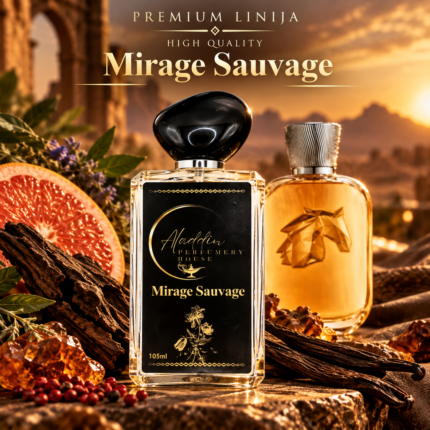 Mirage Sauvage – unisex parfum s cimetom in usnjem – Aladdin Perfumery House