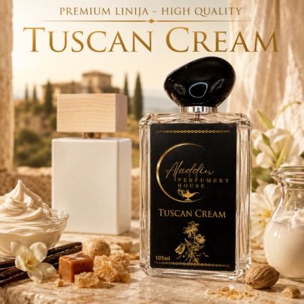Tuscan Cream – unisex parfum s karamelo in medom – Aladdin Perfumery House