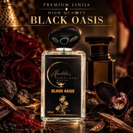 Black Oasis – unisex parfum z vrtnico in oudom – Aladdin Perfumery House