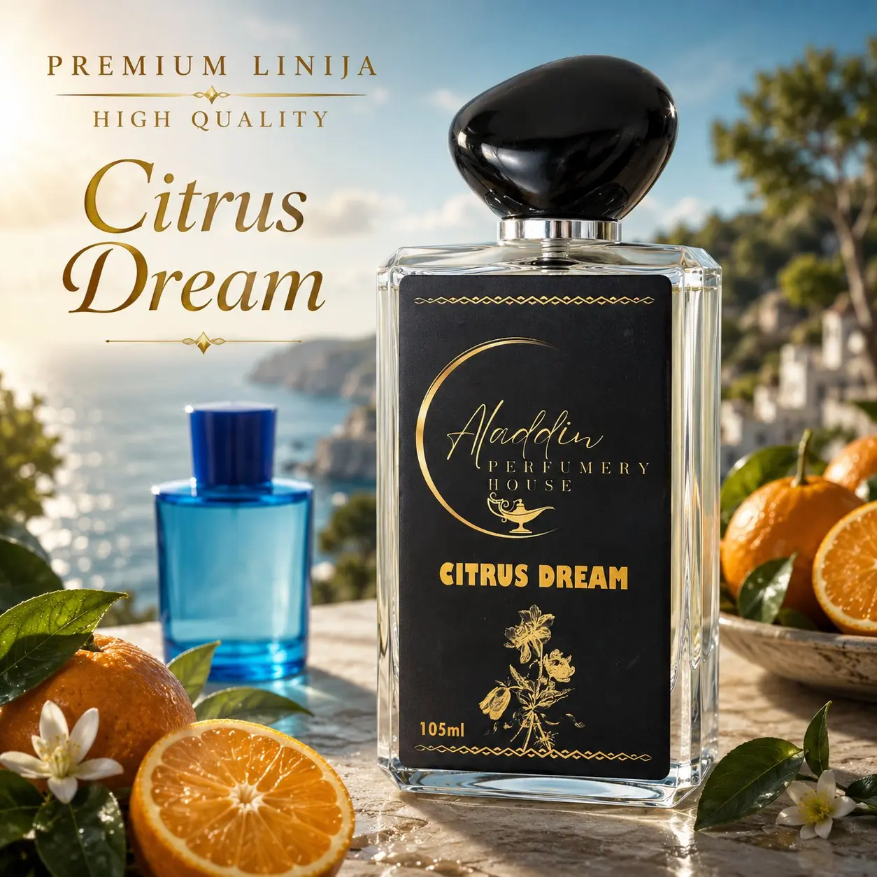 Citrus Dream inspired by Acqua di Parma Blu Mediterraneo Mandarino di Sicilia Citrus Dream – unisex parfum s citrusi in meto – Aladdin Perfumery House