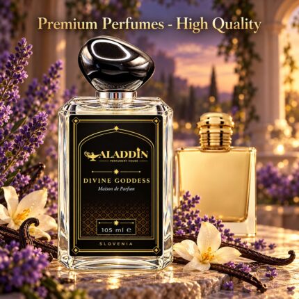 Divine Goddess – ženski parfum z vanilijo in sivko – Aladdin Perfumery House