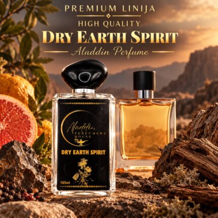 Dry Earth Spirit – moški parfum z vetiverjem – Aladdin Perfumery House