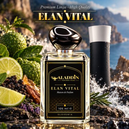 Elan Vital – moški parfum z meto in ingverjem – Aladdin Perfumery House