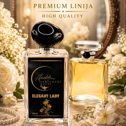 Elegant Lady – ženski parfum z aldehidi in irisom – Aladdin Perfumery House