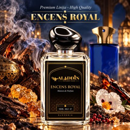 Encens Royal – unisex parfum s kadilom in usnjem – Aladdin Perfumery House