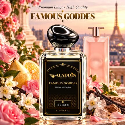 Famous Goddess – ženski parfum z belim mošusom – Aladdin Perfumery House