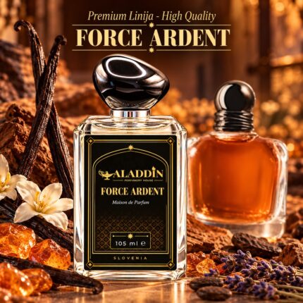Force Ardente – moški parfum s karamelo in cimetom – Aladdin Perfumery House