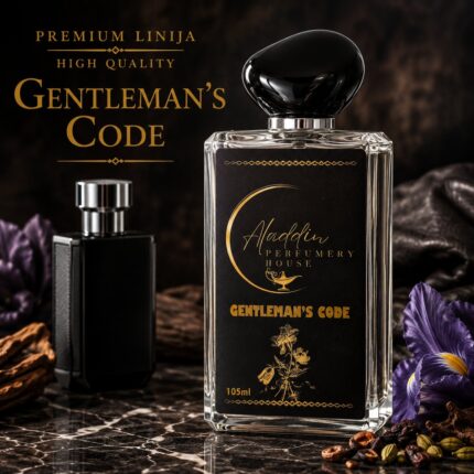 Gentleman’s Code – moški parfum z irisom in usnjem – Aladdin Perfumery House