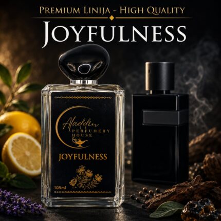 Joyfulness – moški parfum z jabolkom in sivko – Aladdin Perfumery House