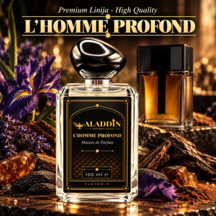 L’Homme Profond – moški parfum z irisom in kakavom – Aladdin Perfumery House