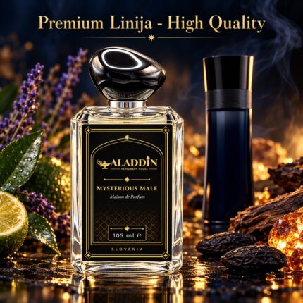 Mysterious Male – večerni moški parfum z janežem – Aladdin Perfumery House