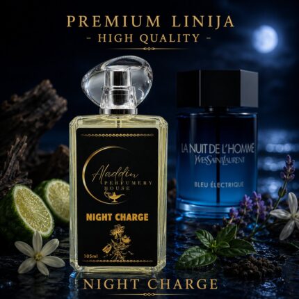 Night Charge – svež moški parfum s kardamomom – Aladdin Perfumery House