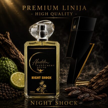 Night Shock – moški parfum s poprom in kakavom – Aladdin Perfumery House
