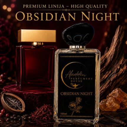 Obsidian Night – moški parfum z žafranom in oudom – Aladdin Perfumery House