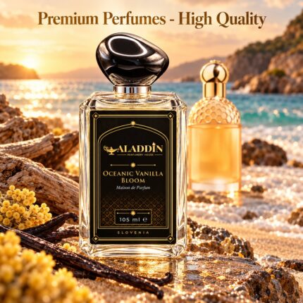 Oceanic Vanilla Bloom – unisex parfum z vanilijo – Aladdin Perfumery House