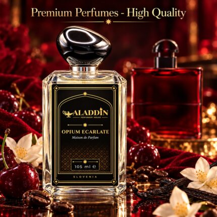 Opium Ecarlate – ženski parfum s češnjo in kavo – Aladdin Perfumery House