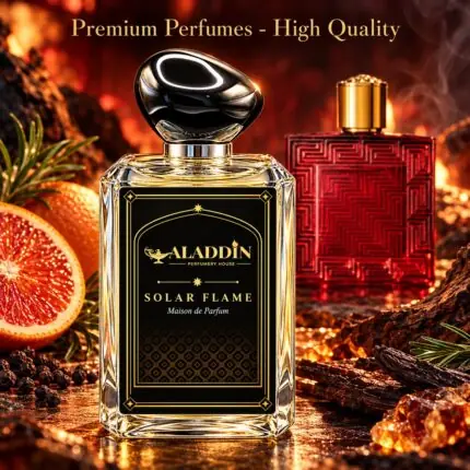 Solar Flame – moški parfum z limono in vanilijo – Aladdin Perfumery House