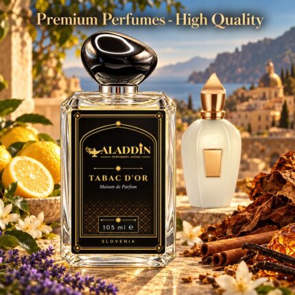 Tabac d’Or – unisex parfum s tobakom in vanilijo – Aladdin Perfumery House