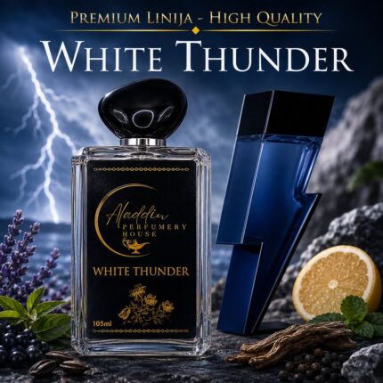 White Thunder – moški parfum s sivko in slivo – Aladdin Perfumery House