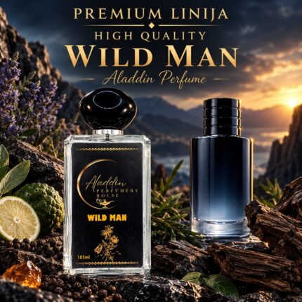 Wild Man – moški parfum z bergamotko in poprom – Aladdin Perfumery House