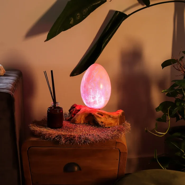 Drift – lampe décorative en verre craquelé, orange | Aladdin – 5