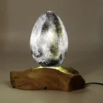 Drift – lampe décorative en verre craquelé, grise | Aladdin – 3