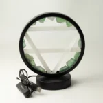 Lampe halo aux cristaux – Terre, aventurine et sélénite | Aladdin – 5