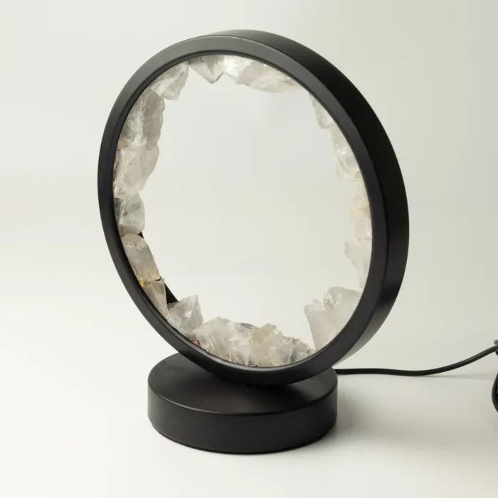 Lampe halo aux cristaux – Zen Mind, cristal de roche | Aladdin – 4
