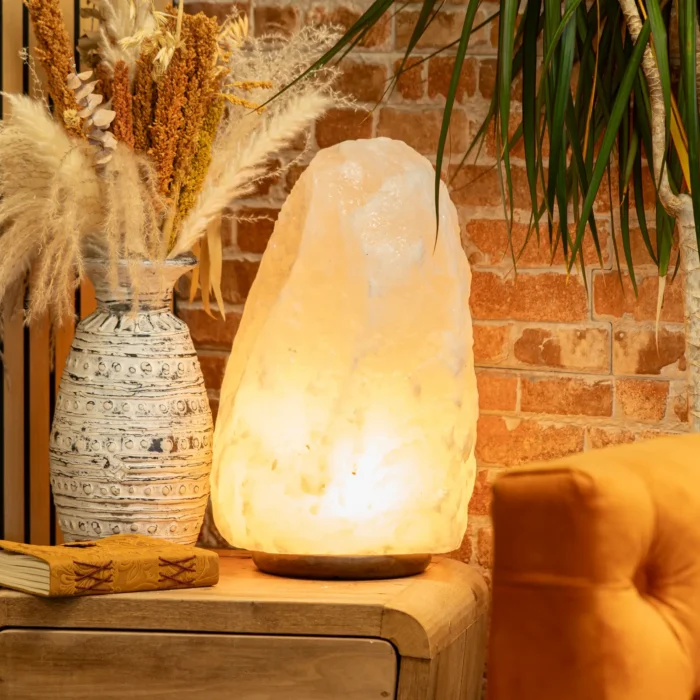Velká bílá krystalová solná lampa, 24–25 kg | Aladdin – 2