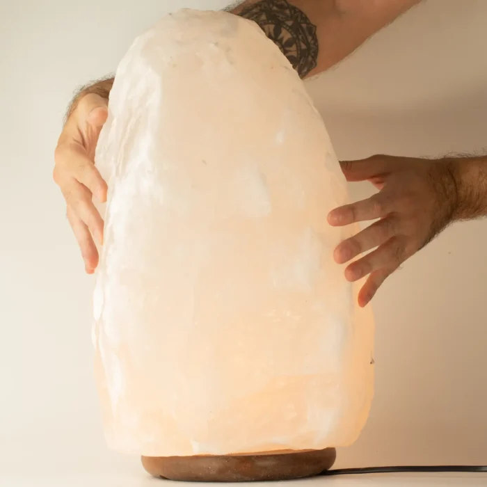 Velká bílá krystalová solná lampa, 24–25 kg | Aladdin – 3