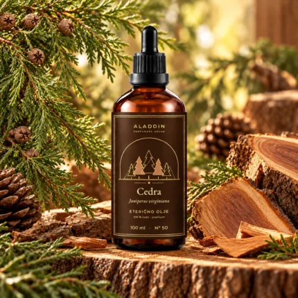 Cedro della Virginia – olio essenziale 100% naturale – Aladdin Perfumery House