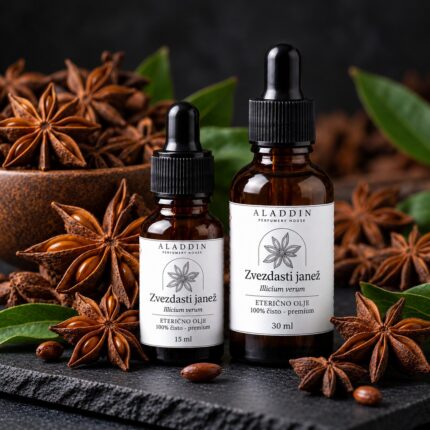 Zvezdasti janež (Illicium verum) – eterično olje Aladdin, 15 ml in 30 ml